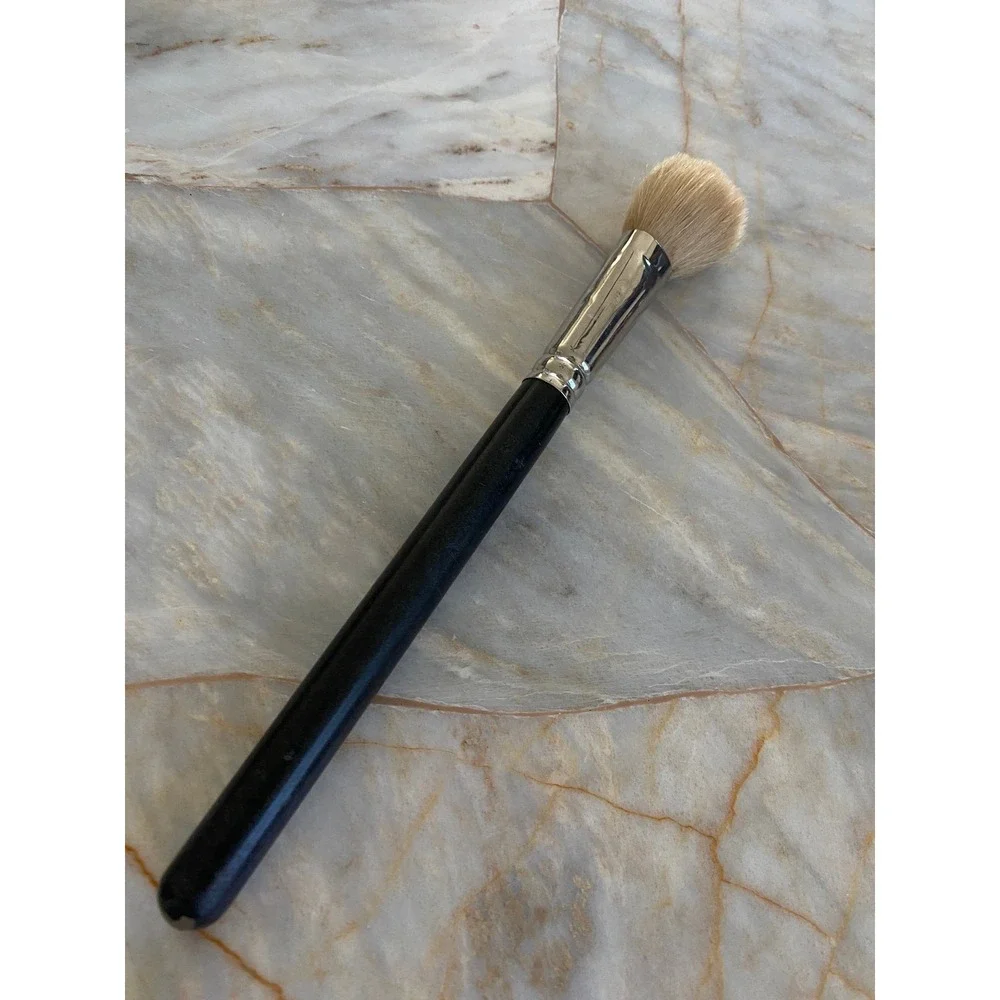 MAC 168 & 168SE Large Angled Contour Makeup Brush Set Black Silver Japan